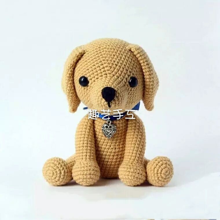 Handmade DIY hook knitting wool doll 2018 puppy Chinese e - graph tutorial