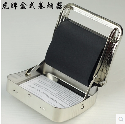 Tiger MASCOTTE Cigarette Roller 70MM Metal Manual Thin 6mm-8mm DIY Hand Rolling Machine Cigarette Case