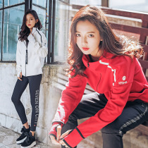 Sports suit female two-piece leisure running sportswear college style famous brand loose Korean trousers tide summer Men
