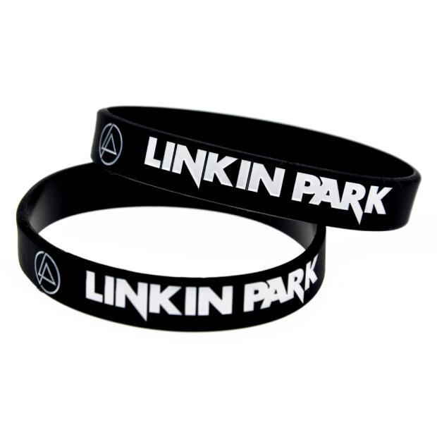 European and American New Rock Band Linkin Park Silicone Bracelet Celebrity Fashion Soft Wristband European and American New Rock Band Linkin Park Silicone Bracelet Celebrity Fashion Soft Wristband