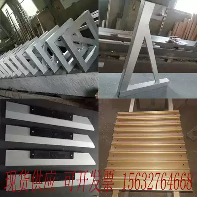 Magnesium aluminum I-type horizontal ruler alloy light high precision inspection and measurement wide seat right angle blade ruler square tube type flat ruler