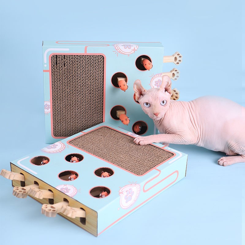 Cat Toy Self-Hi-Stuffy God Beat the Mouse Little Mouse Cat Cat Kitty Cat Litter with Cat Sticks Cat Litter