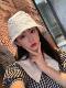 European and American style thin spring and summer lace fisherman's hat for women, cute temperament, Japanese style face-showing small sunshade bucket fisherman's hat