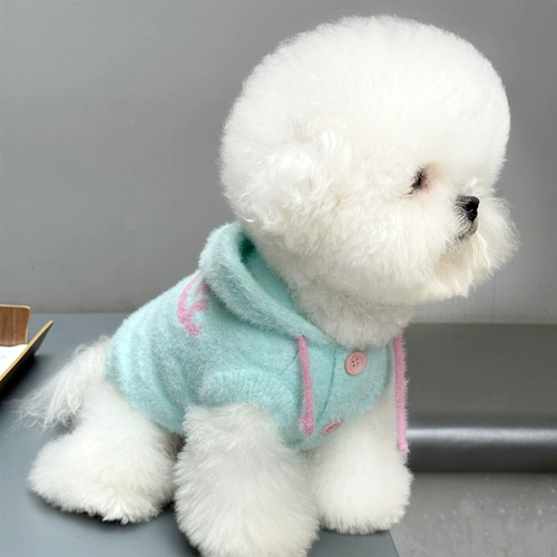 Осенний вязаный свитер для домашних животных, Тедди Бишон, Померанский шпиц, йоркширский пудель, одежда для маленьких собак, осенняя и зимняя одежда