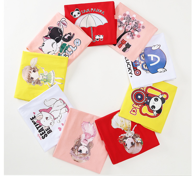 Mùa thu và mùa đông trẻ em Áo phông bé gái đáy quần bé gái mùa thu hoang dã Quần áo cotton dài tay cộng với nhung dày ao thun dai tay be trai