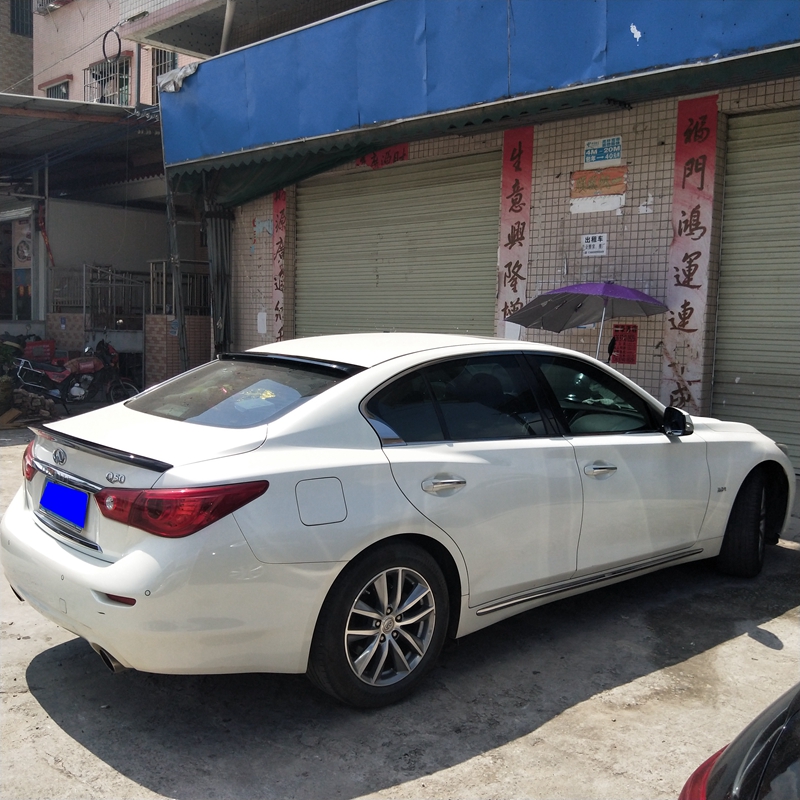 14-18 Infiniti q50 cánh sau Q50L Đuôi chuyên dụng sửa đổi Infiniti Q50 với cánh trên được sơn - Sopida trên Cánh gió ô tô đẹp