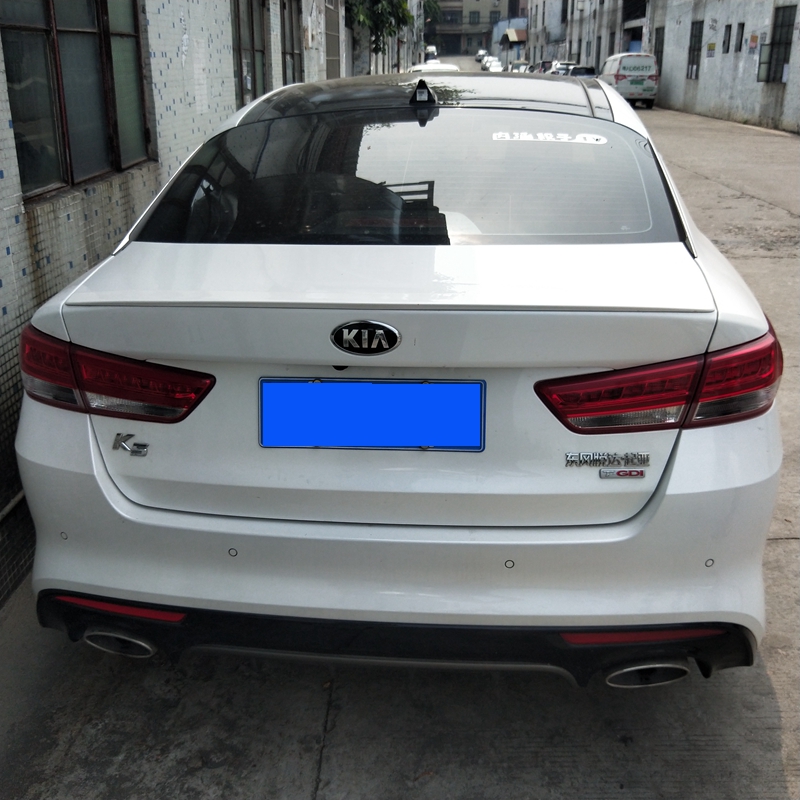 Kia mới K5 cánh sau Kia 16-18 mới K5 cánh sau Mới K5 sửa đổi đặc biệt Đuôi áp lực ABS miễn phí Cánh gió ô tô đẹp