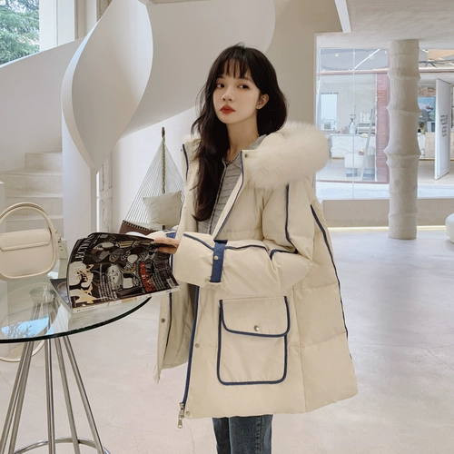 Зимний пуховик для школьников, небольшая дизайнерская милая куртка с пухом, подходит для подростков, в корейском стиле, тренд сезона