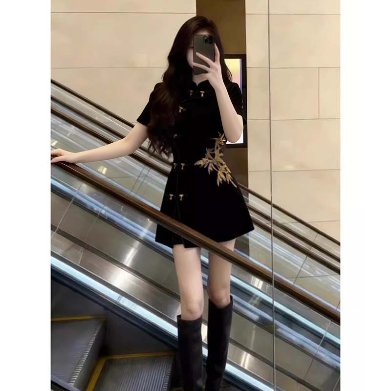 2026 Spring New Style Elegant and Appropriate Outfit New Korean Style New Chinese Style National Style Pants Suit Two-Piece Set D4931