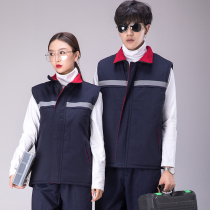Zhike overalls vest Sanitation vest railway road vest reflective strip vest tooling horse customization