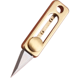 Латунный маленький острый складной нож, брелок, портативная подвеска, коробка