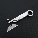 Механический портативный брелок из нержавеющей стали, острый складной нож