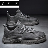 Демисезонная универсальная обувь, мужские флисовые зимние кроссовки для отдыха для кожаной обуви