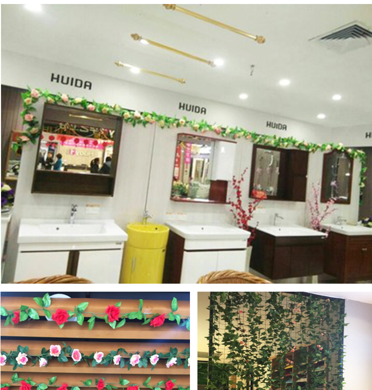 Mô phỏng hoa hồng giả hoa mây phòng khách điều hòa không khí ống quanh co trang trí cây nho nhựa - Hoa nhân tạo / Cây / Trái cây đào giả