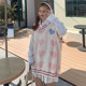 National trend love towel embroidered sweater sweater heartbreak outer vest for female couple