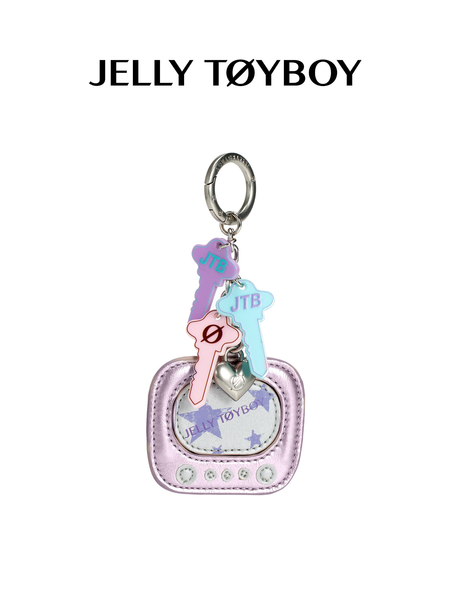 JELLY TOYBOY Blue Mini TV Bag Charm
