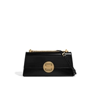 Геометрическая серия без границ Древняя башня сумка из черного золота