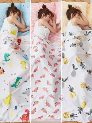 Dirty sleeping bag adult single double travel hotel hotel bed linen quilt cover portable non cotton must