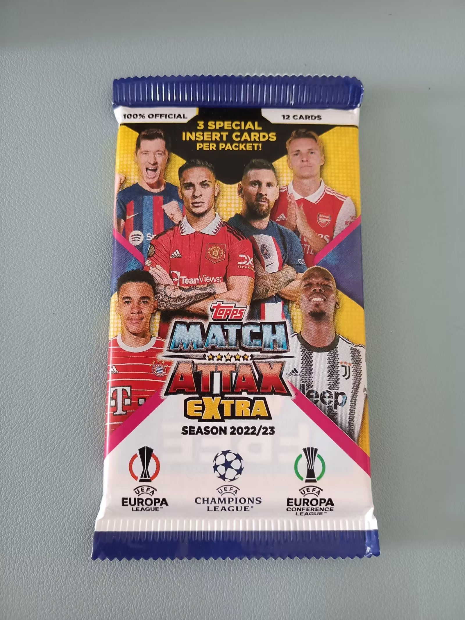 2023 Champions supplementary topps Official stars Card bag 12 Zhang Bau's brand new seal of sealable blackfold-Taobao