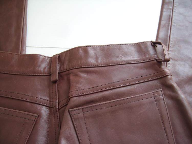 Pantalon cuir homme Première couche de cuir - Ref 1492762 Image 7