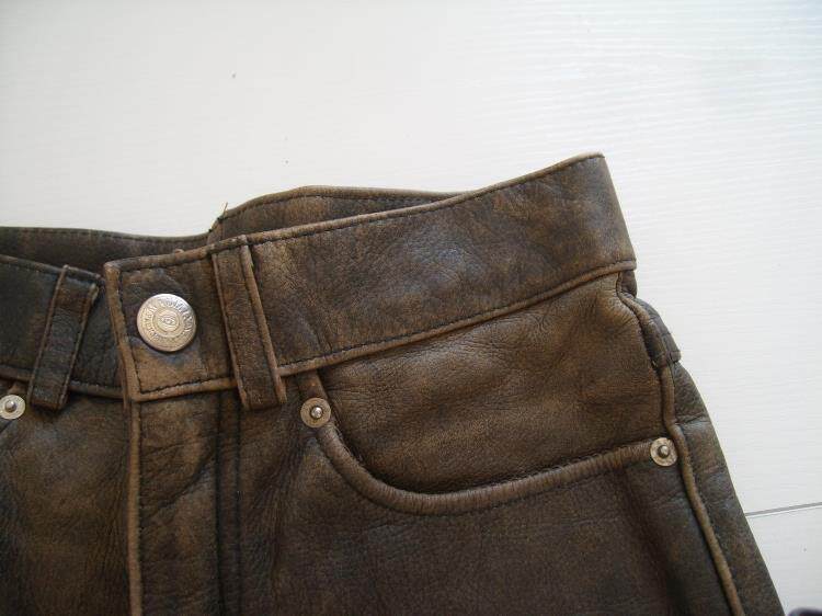 Pantalon cuir homme Première couche de cuir - Ref 1479597 Image 16