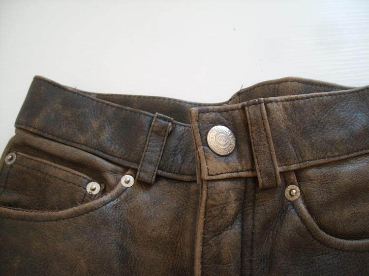 Pantalon cuir homme Première couche de cuir - Ref 1479597 Image 17