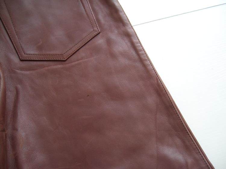 Pantalon cuir homme Première couche de cuir - Ref 1492762 Image 9