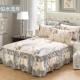 Cotton bed bed bed đơn mảnh ren giường đơn giản cotton bed bed ba mảnh bốn mảnh vườn giường giường