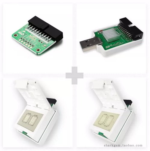 BGA221/BGA254 EMMC/EMCP SOCKET UFI ISP ISP UFI-LITE USB3.0