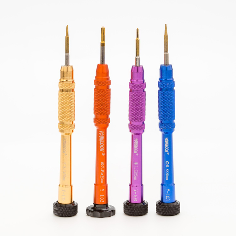 New Chrome Molybdenum Alloy Steel Flat Fruit 7 Mobile Phone Dismantling Tool Notebook Cross Screwdriver Batch-Taobao