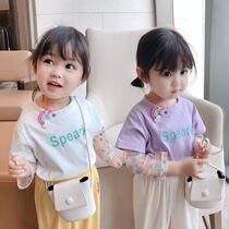Girl T-Shirt Long Sleeve Spring Clothing Childrens Undershirt Spring And Autumn Slim CUHK Tong Compassionate Ocean Girl Spring blouses