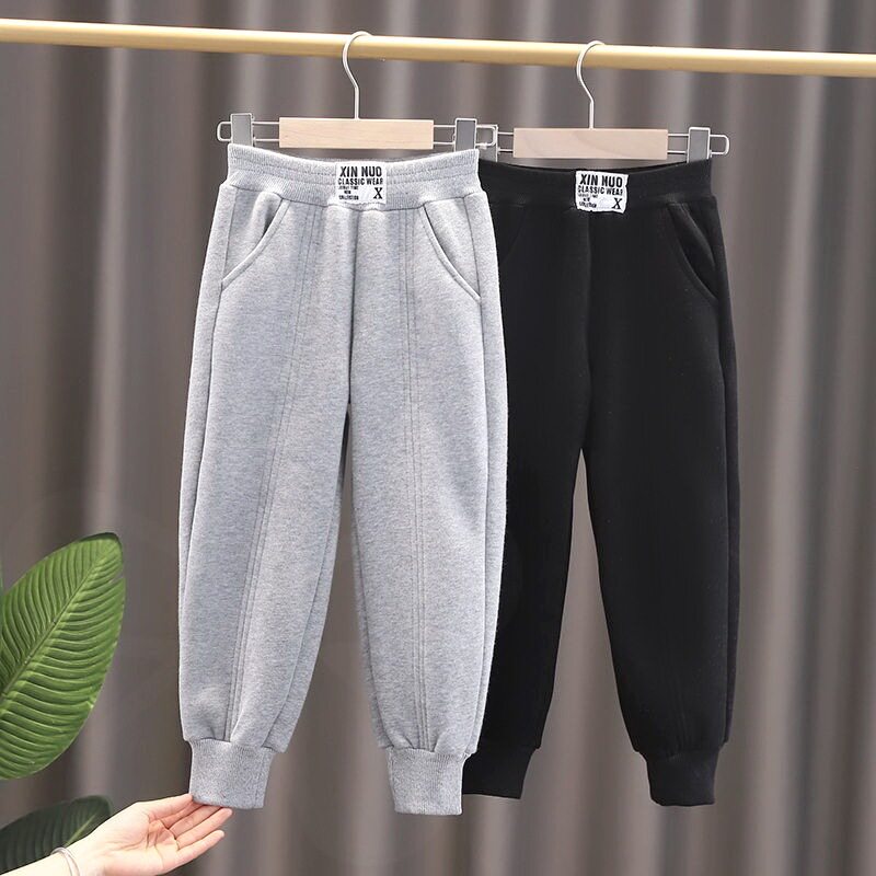 Girl Casual Pants 2021 Spring Autumn New Children's Pants Foreign Palate Boy Spring Outwear Baby Sports Pants Tide