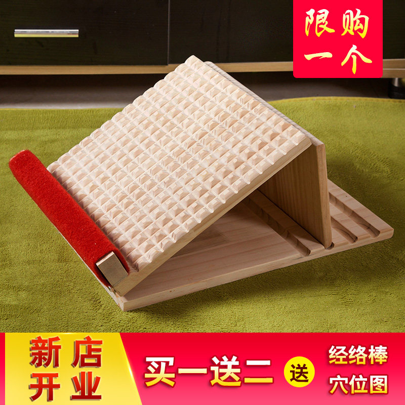 Stretching Board Solid Wood Rehabilitation Exercise Bench Massage Pedal Exercise Ankle Aerobic Ankle Standing Training Ligament