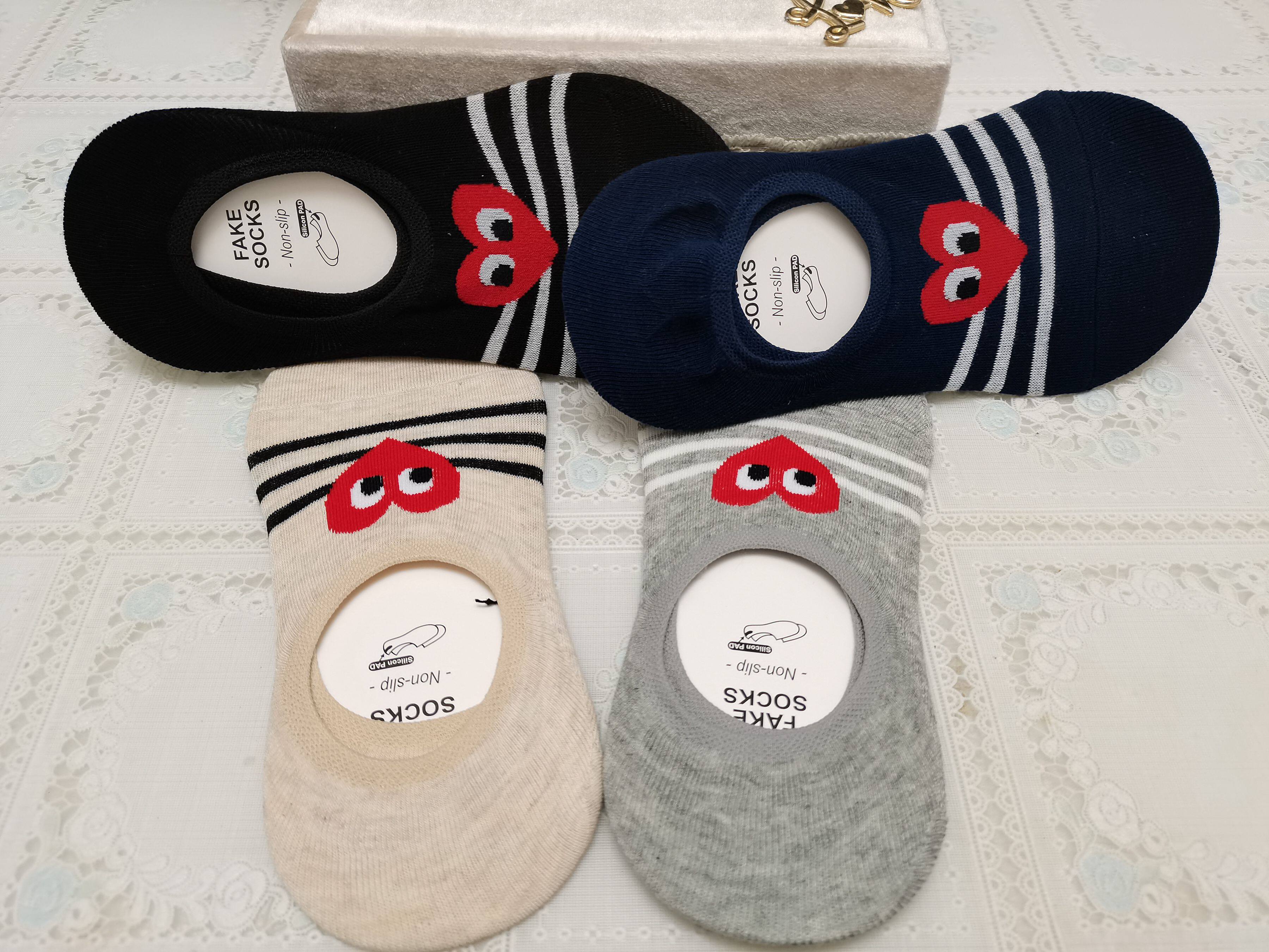 Exported to South Korea foreign trade tail single COCOHANA socks pure combed cotton invisible women's socks 4 pairs of Jiangsu, Zhejiang, Shanghai