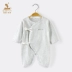 Đầm cho bé mùa thu với jumpsuit 0-3 tháng quần áo cotton trắng tinh khiết mùa thu và đông sơ sinh quần trắng đáy quần - Áo liền quần áo liền quần hình thú trẻ em Áo liền quần