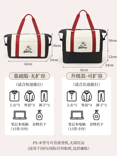 Багажная сумка для путешествий, вместительный и большой набор, чемодан