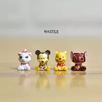Оригинальный одиночный Statter Bear Epimi Studi Anqi Mary Cat Mickey Mini Mini Model Model Toys