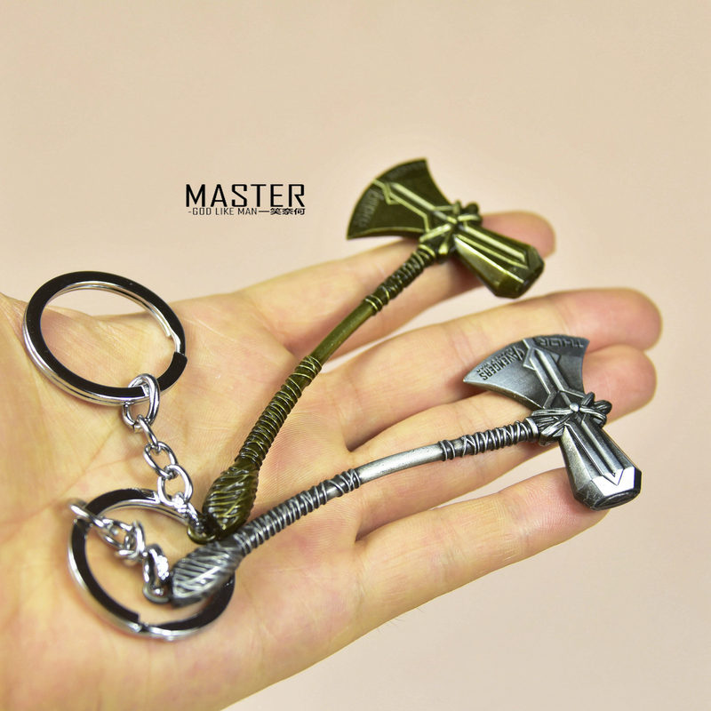 Brand New Boxed Avengers Thor Thor's Hammer Alloy Pendant Alloy Keychain
