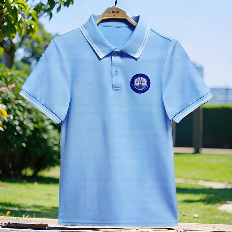 Dongguan Shatian Ruifeng School Summer Short-Sleeved Polo Shirt for Primary and Secondary School Uniforms