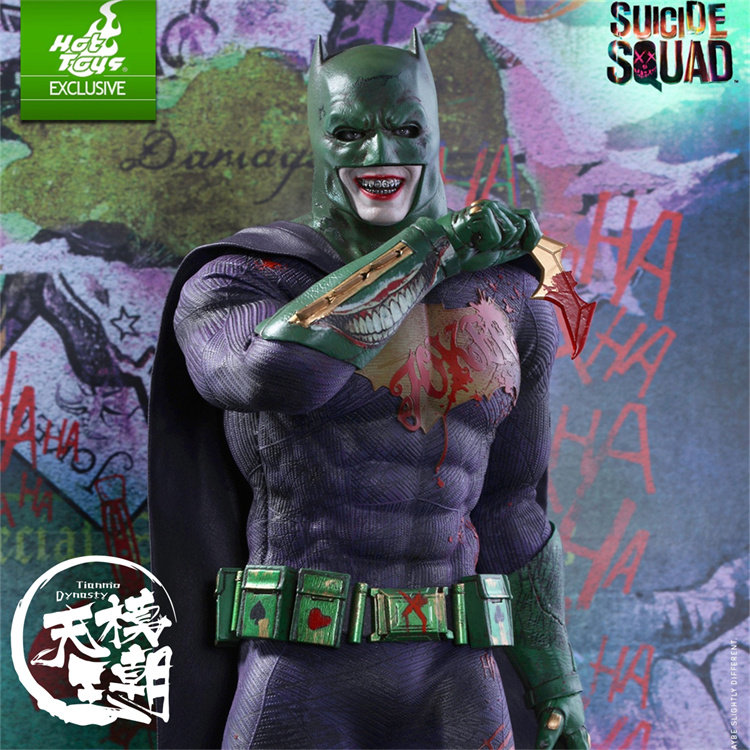 Tylene HOTTOYS HT 1 6 MMS384 Suicide Squad Clown Fake Batman Restricted Edition