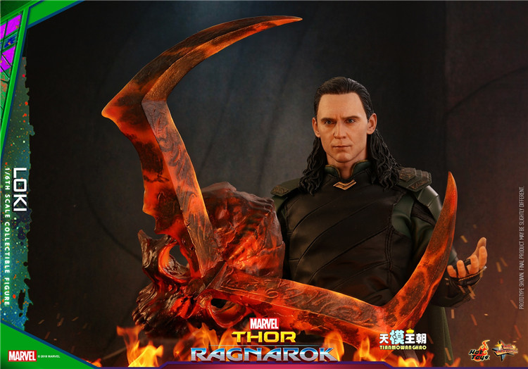 Купить атрибутику Фигурка Локи Thor 3 Ragnarok HOT TOYS Коллекционная мерчандайз