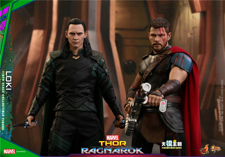 Купить атрибутику Фигурка Локи Thor 3 Ragnarok HOT TOYS Коллекционная мерчандайз