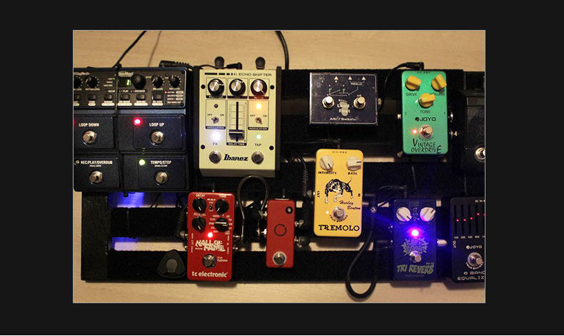 Аксессуары для гитары 吉他单块效果器固定板rd-b轨道板 效果器包 10路单块电源