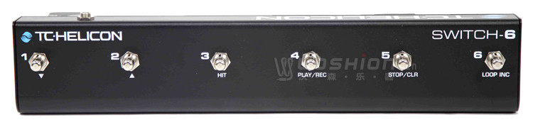 Аксессуары для гитары 正品 tc-helicon switch-6 人声效果器控制踏板开关控制器 包邮 Woshion