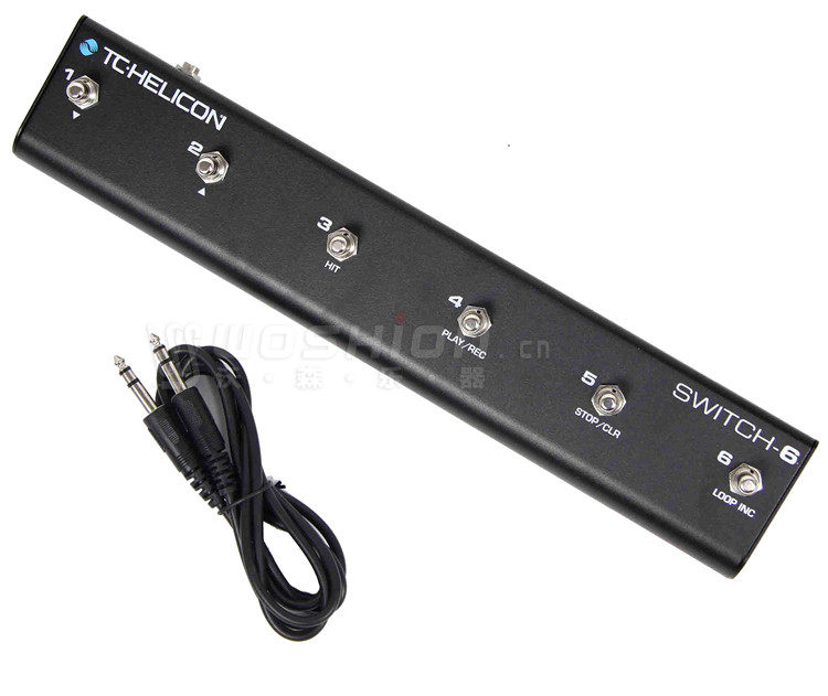 Аксессуары для гитары 正品 tc-helicon switch-6 人声效果器控制踏板开关控制器 包邮 Woshion