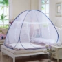Miễn phí lắp đặt yurt full bottom back dorm dorm single 0.9 / 1 m 1.2m1.5m1.8m90cm màn chống muỗi gấp gọn