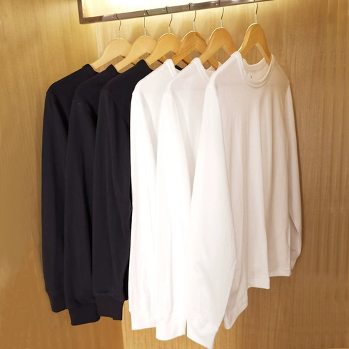 Хлопковый однотонный лонгслив, футболка, базовая приятная телу толстовка подходит для мужчин и женщин