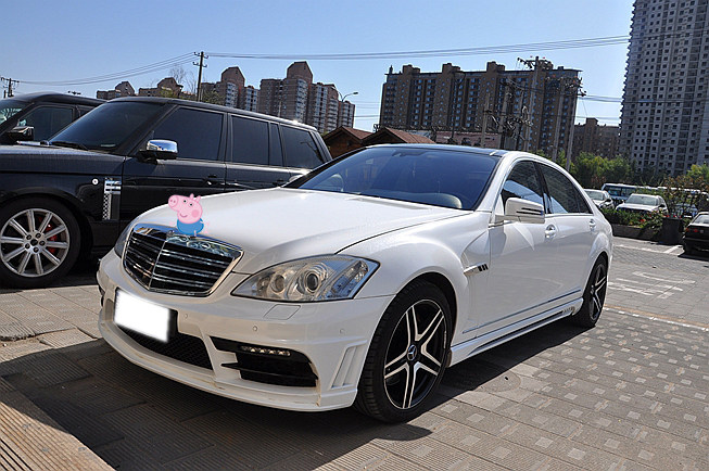 Suitable for 07-12 Mercedes-Benz S-class W221S300S350S400S500 modified WALD large surround front bar and rear bar