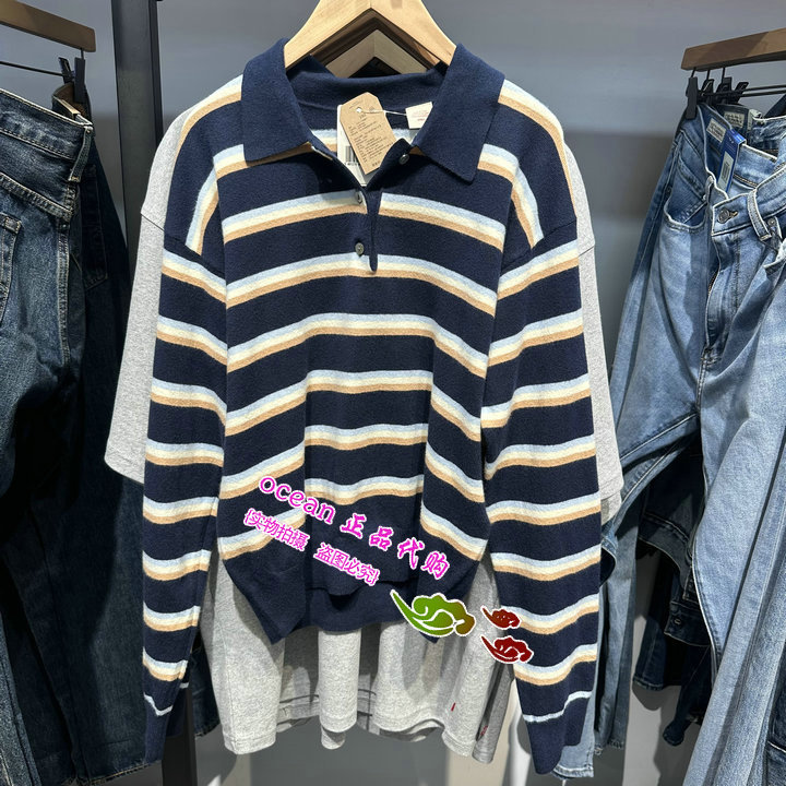 Levis Genuine 2026 Autumn Women's Striped Knitwear 007Vy-0004 Levis Genuine 2026 Autumn Women's Striped Knitwear 007Vy-0004