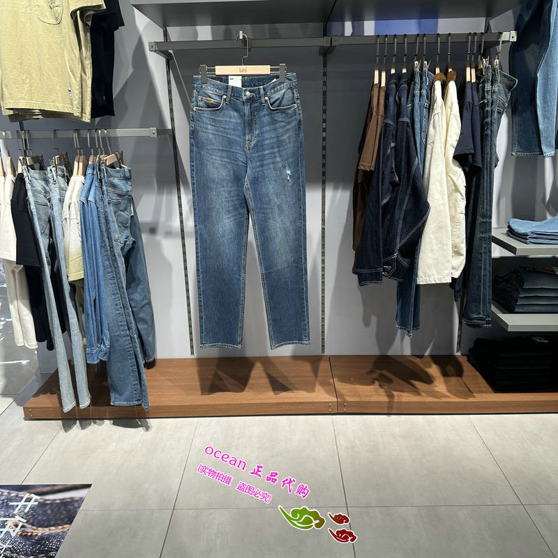 Lee Genuine Product from the Store 2026 Autumn Men's Model 753 Loose Straight Jeans Lmb266753212640-A11056